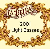 La Bella 2001 Classical Light Tension Guitar Strings, Bass Set