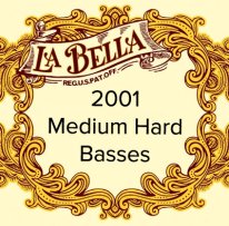 La Bella 2001 Classical MHT Classical Guitar Strings, Bass Set