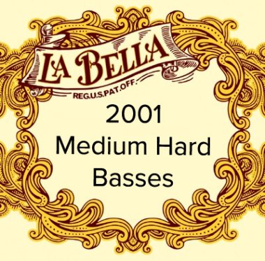 La Bella 2001 Classical MHT Classical Guitar Strings, Bass Set