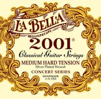 La Bella 2001 Classical MHT Classical Guitar Strings, Full Set
