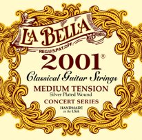 La Bella 2001 Classical MT Classical Guitar Strings, Full Set