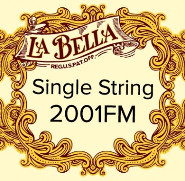 La Bella 2001 Flamenco 2001FM - 1st string (e) medium tension .029
