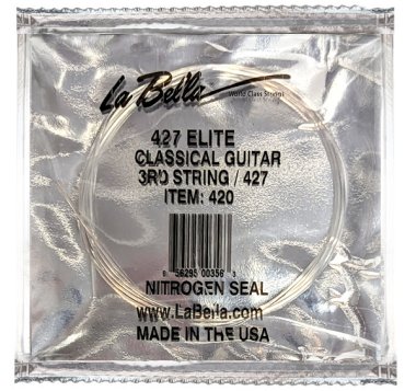 La Bella 420 Pacesetter Elite - 3rd string (g) Medium tension .040