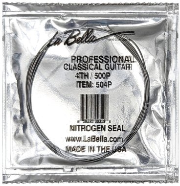 La Bella 504P - 4th string (D) medium hard tension .033