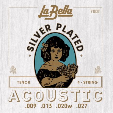 La Bella 700T Acoustic Silver Plated Tenor Guitar Strings
