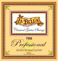 La Bella 7SG Professional Seven String Guitar Strings, Full Set