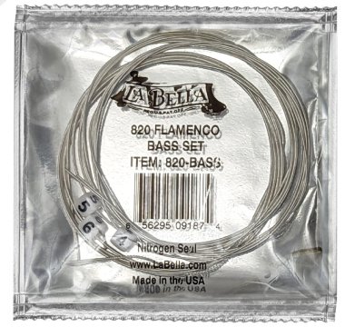 La Bella 820 Elite Flamenco Guitar Strings MT, Bass Set