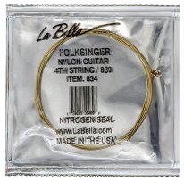 La Bella 834 Folk Singer D 4th String Ball End