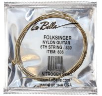La Bella 836 Folk Singer E 6th String Ball End