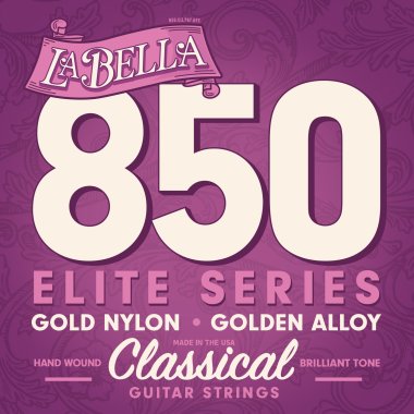 La Bella 850 Elite Classical MT Classical Guitar Strings, Full Set