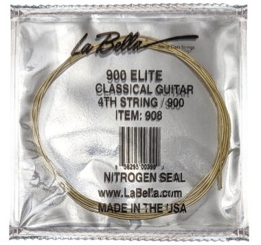 La Bella 908 Elite Classical - 4th string (D) medium-high tension .030