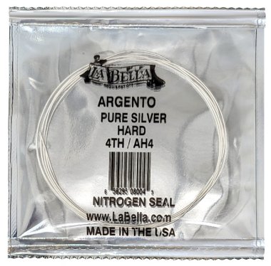 La Bella Argento AH Pure Silver High Tension D 4th String