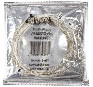 La Bella Argento AH Pure Silver HT Classical Guitar Strings, Bass Set
