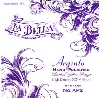 La Bella Argento Hand-Polished 202 Nylon MT 2nd b, Single