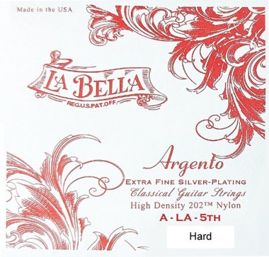 La Bella Argento SH Silver Plated Hard Tension A 5th String