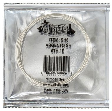 La Bella Argento SH Silver Plated Hard Tension E 6th String