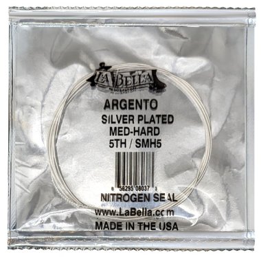 La Bella Argento SMH Silver Plated Medium Hard Tension A 5th String