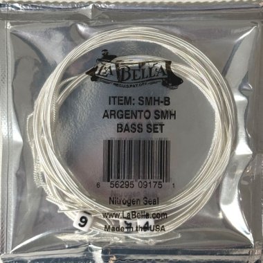 La Bella Argento Sterling MHT Classical Guitar Strings, Bass Set