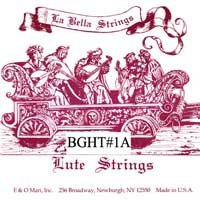 La Bella BGHT#1A Baroque Guitar Strings HT 5 Course, Full Set