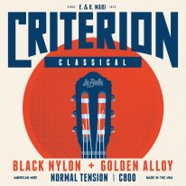 La Bella C800 Classical Guitar Strings Black Nylon Trebles