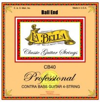 La Bella CB40-BE Contrabass Guitar Strings 75cm Scale Ball End