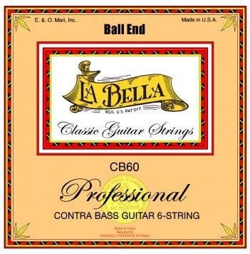 La Bella CB60-BE Contrabass Guitar Strings 85cm Scale Ball End