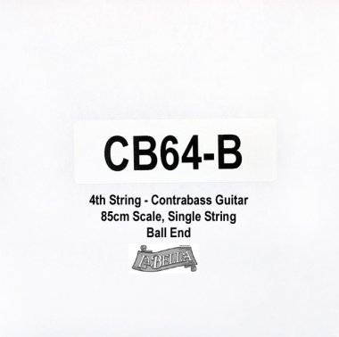 La Bella CB64 (4th String) Contrabass Guitar 85cm Scale, Single String