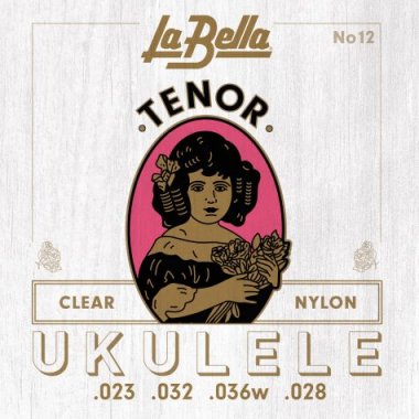 La Bella Clear Nylon Strings for Tenor Ukulele, Set No. 12