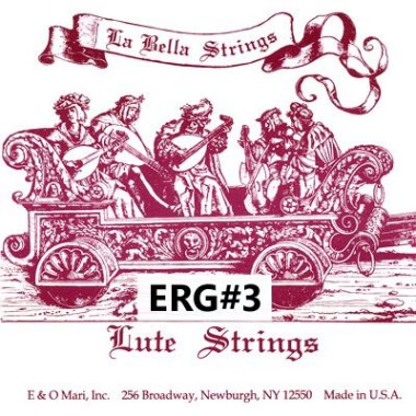 La Bella ERG#3 Early Romantic Guitar (63 cm), Full Set