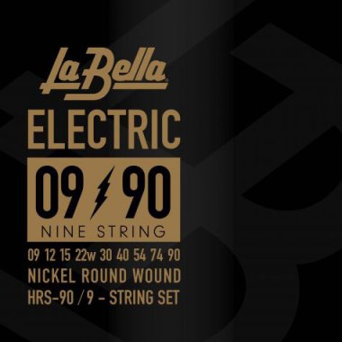 La Bella HRS-90 Hard Rockin Steel 9-String Electric Guitar 9-90