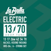 La Bella HRS-D4 Nickel Plated Steel, Drop Tune 13-70