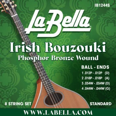 La Bella IB1244S Irish Bouzouki Standard 12-44
