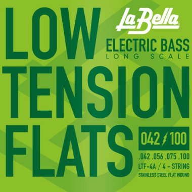 La Bella LTF-4A Low Tension Flexible Electric Bass Flat Wound (42-100)