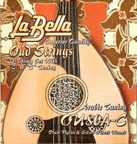 La Bella OU80A-C Oud Arabic Tuning 11 string set with C to C Tuning
