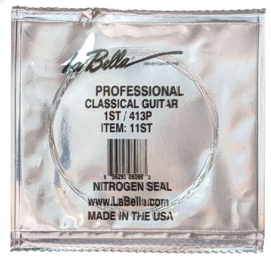 La Bella Professional Single (e) String, High Tension Nylon, .028