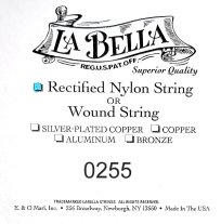 La Bella Rectified Nylon .0255, Single String