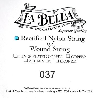 La Bella Rectified Nylon .037, Single String