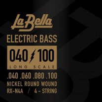 La Bella RX-N4A Nickel-Plated Bass Guitar strings (40-100)