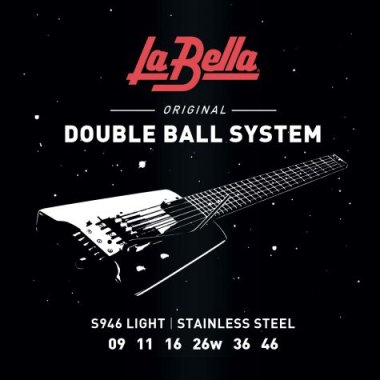 La Bella S946 Double Ball Steinberger Electric Guitar Strings 9-46