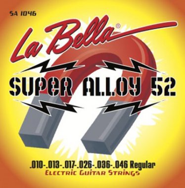 La Bella SA1046 Super Alloy 52 Electric Guitar Strings 10-46