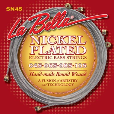 La Bella SN45 Nickel Plated Rounds Bass Strings 45-105