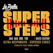 La Bella SS42 Super Steps Custom Light Bass Strings (40-100)