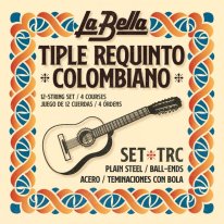 La Bella Tiple Requinto Colombiano 12 Strings 4 Courses TRC, Full Set