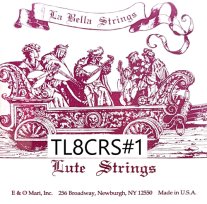 La Bella TL 8crs. #1 8 Course Tenor Lute, Full Set