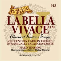 La Bella Vivace Carbon Classical Guitar String HT VIV-H2, .028