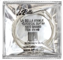 La Bella Vivace Carbon Classical Guitar Strings HT VIV-HB, Bass Set