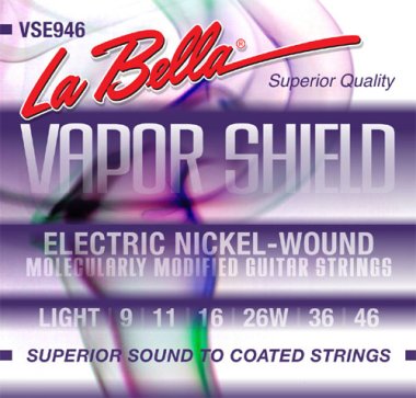 La Bella VSE946 Vapor Shield Electric Guitar Strings 9-46