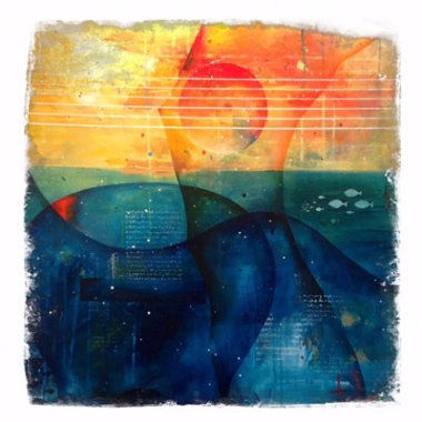 La Mer by Ales Pancner - 20 x 20 (image 14x14)