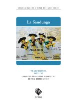 La Sanduga arr. Bryan Johanson for guitar quartet