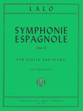 Lalo | Symphonie Espagnole Op. 21 for violin and piano